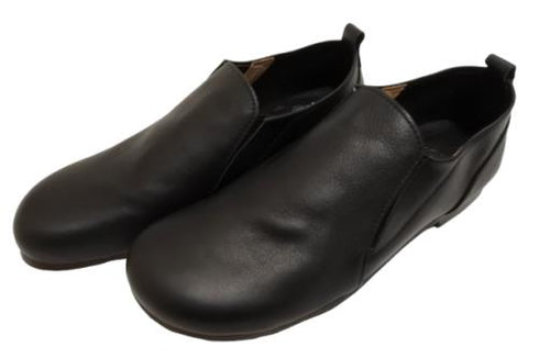 【KOBE DADA CAM-8 ブラック】本革サイドゴアスリッポンシューズ